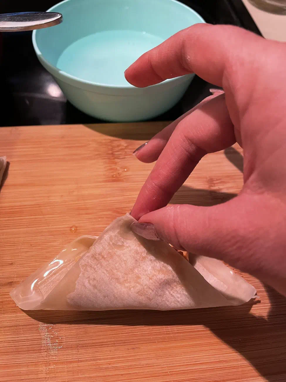 crimping the rangoon