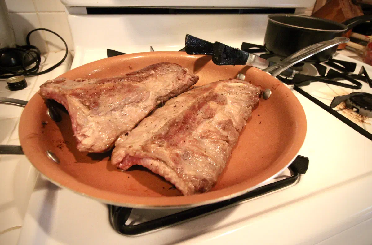 Seared ribs