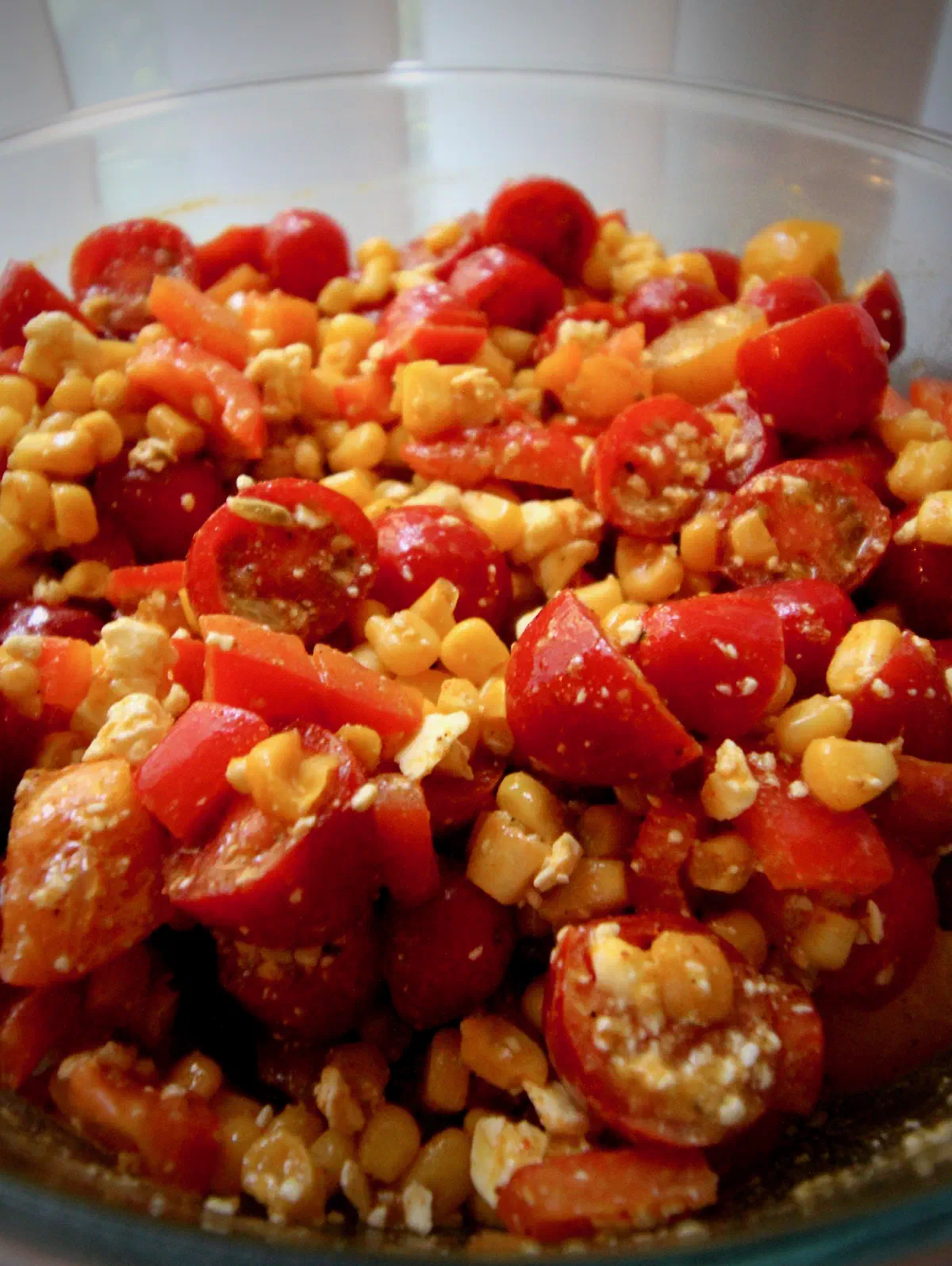 Close up of summer salad